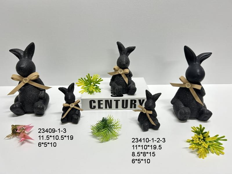 2023 EASTER CERAMIC NEW DESIGN RABBIT DECORATION ceramic decoration Easter decoration