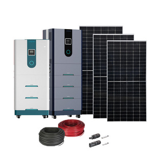 Custom Solar Energy Battery Storage System Monocrystalline Solar Panels Gel Battery Rainbow Solar Home Power System 24 Hours