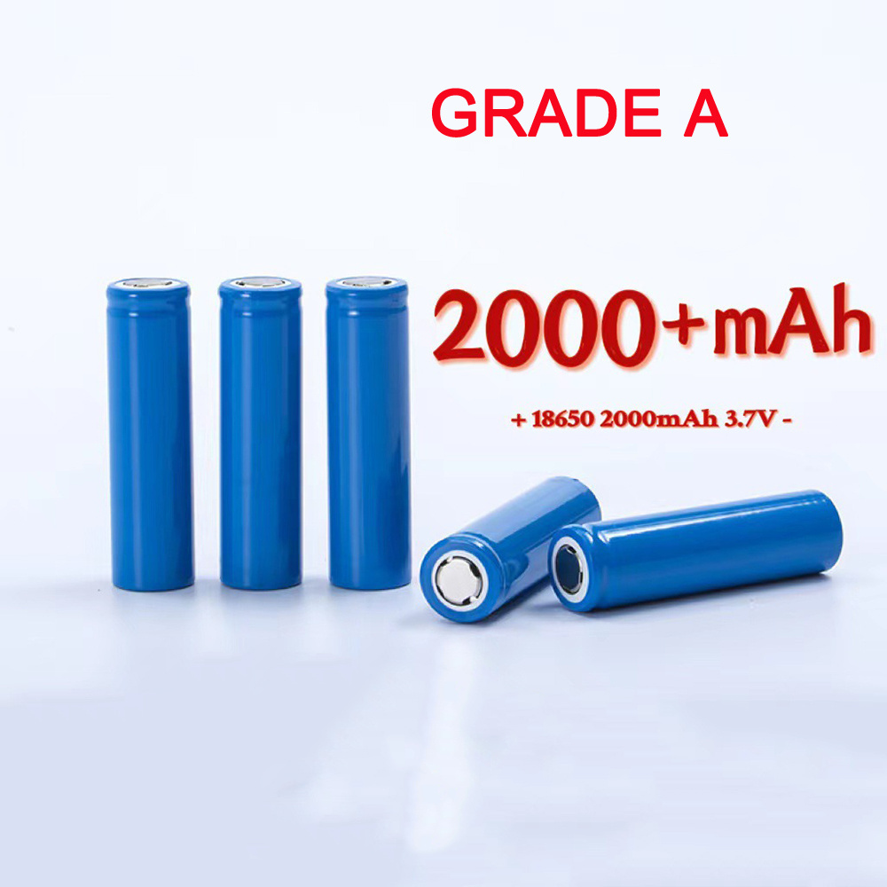 For Lithium Ion Battery Pack 18650 3.7V Cell 600mah 2200mah 3200mah Toys Power Tools China Electric Vehicles Suppliers LFP 50pcs