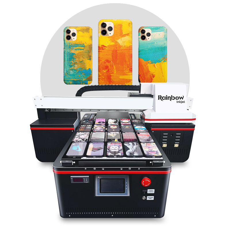 Rainbow direct jet printer RB-4060 Plus a2 flatbed uv printing machine for plastic cup