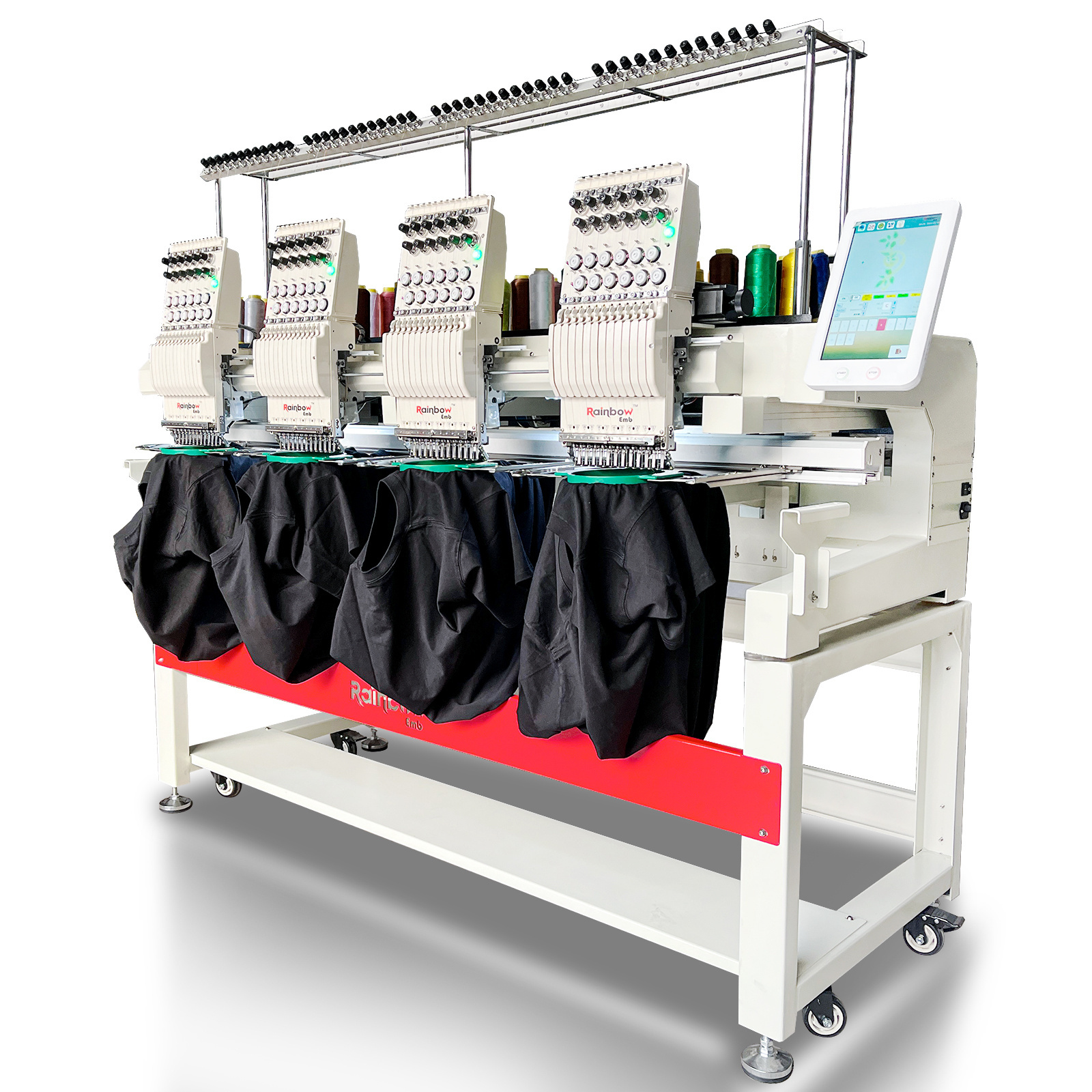 Used Feiya Tajima Barudan 4 Head Embroidery Machine For Sale