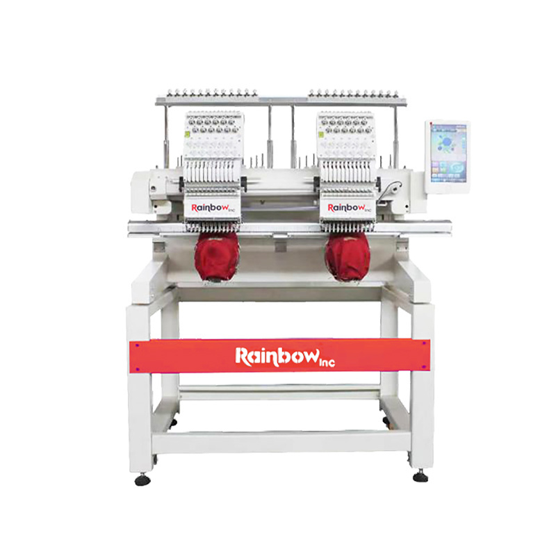 Four head cap embroidery sequence 9 needle barudan embroidery machine