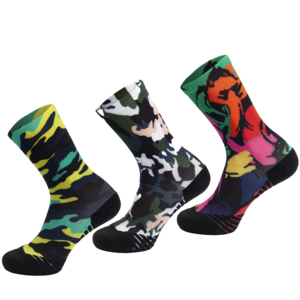 Custom OEM grip Thick Compression athletic socks customized high quality trail running sports socks for unisex