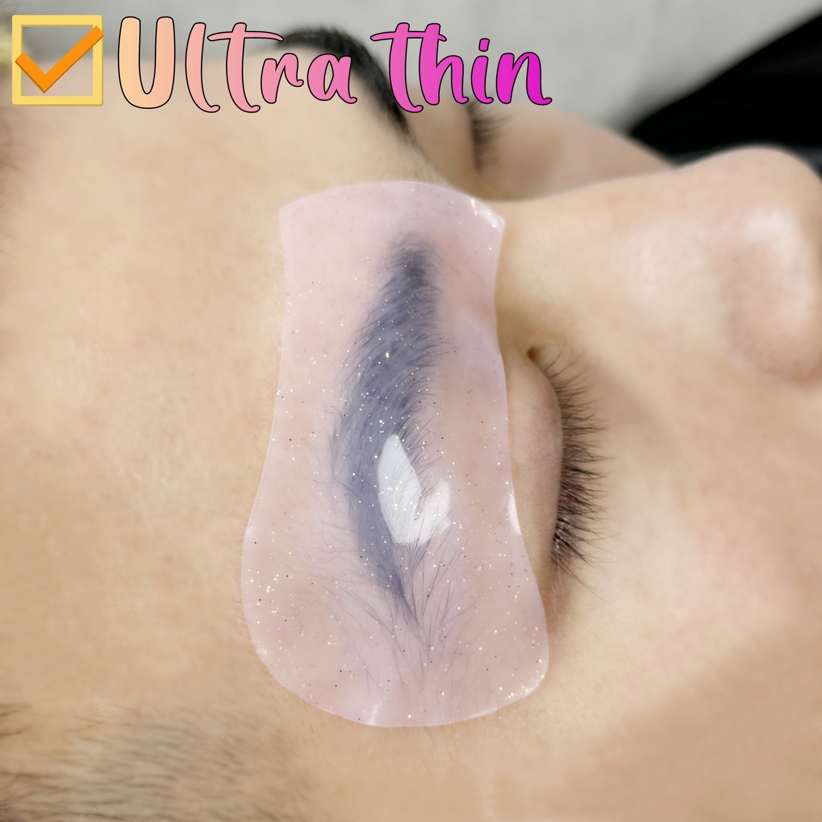 Silicone Brow Patch Gel Eyebrow Lamination Covers UV Light blocker, Reusable Lash Separator Tint Shields Sticky Brow Perm Pads