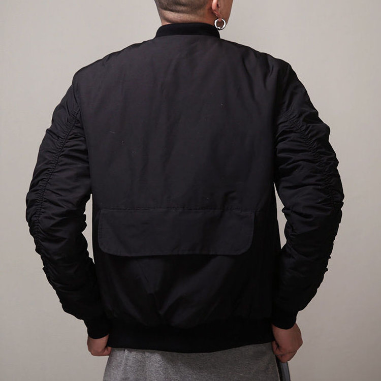 Bulk Wholesale Plain Padding Bomber Jacket Men