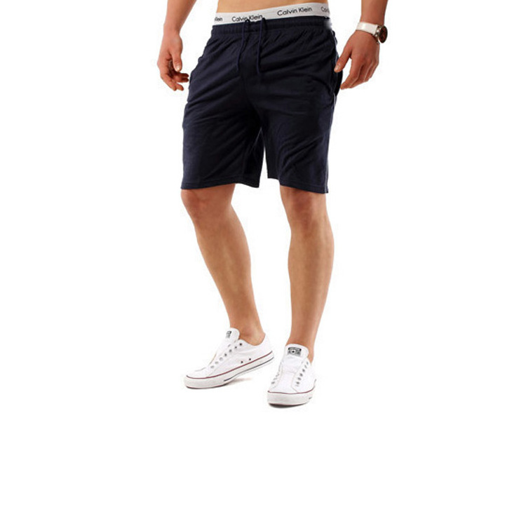 Hot Sales Casual Sports Cotton Fabric Blank Shorts Men