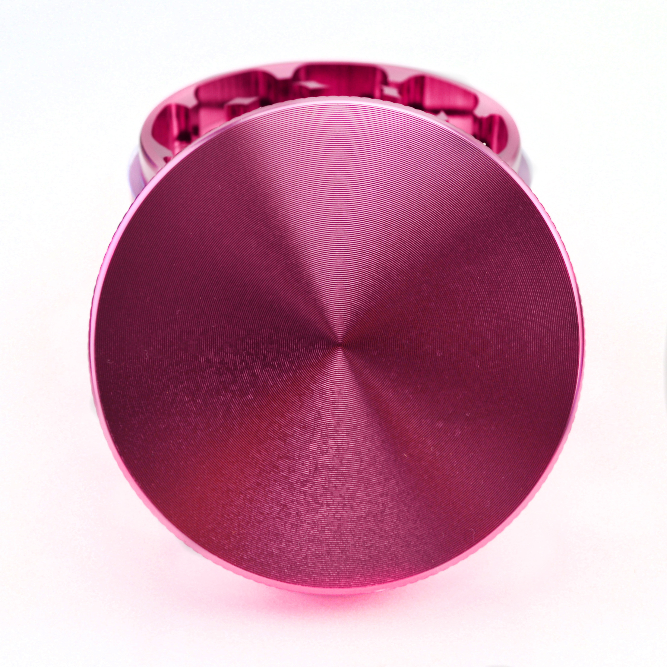 Rainchain Tech Pink Plastic Grinder 60mm Tobacco Spice Herb Grinders Pink Smoking accessories