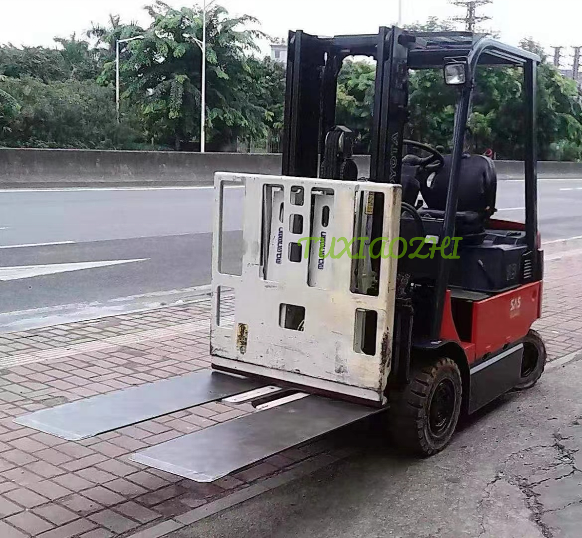 Forklift Slip sheet Push pull clamp  pusher customized forklift attachment