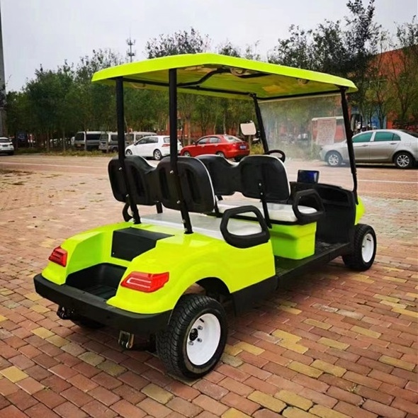 Fast shipping electric golf cart customized color  60V 72V 48V golf buggy beach go kart 4 seater for sale