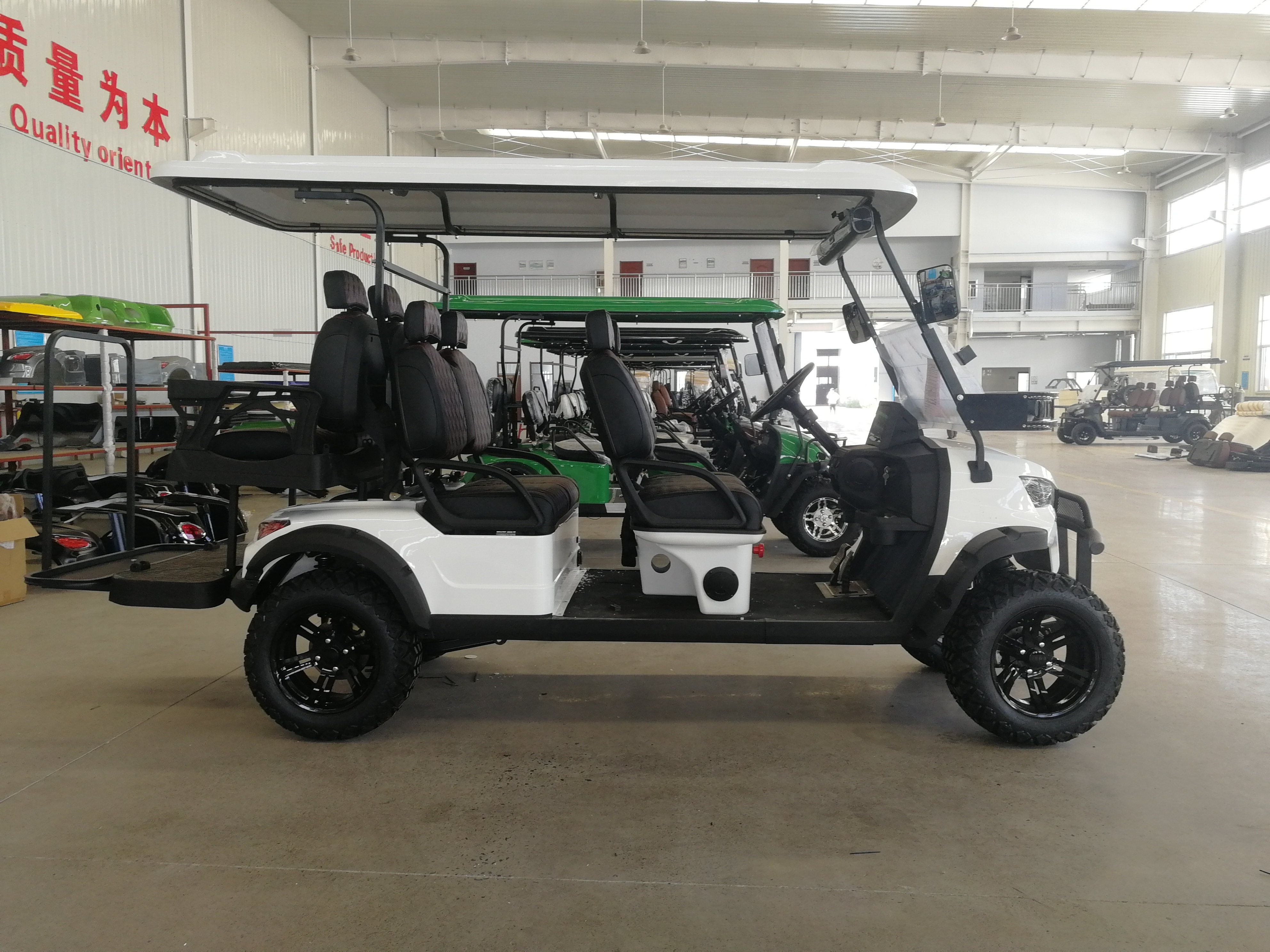 china Manufacturer 4 wheel 6 Seater 48V 72V Golf Cart With Gas Or Electric Power Golf Cart buggy  lithium