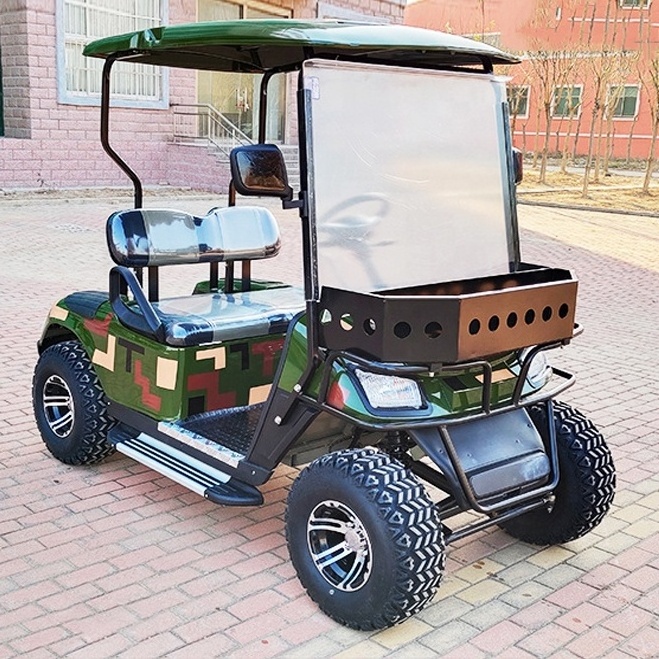 High quality 4 wheels off road 2 seat electric club car used golf carts golf buggy factory price