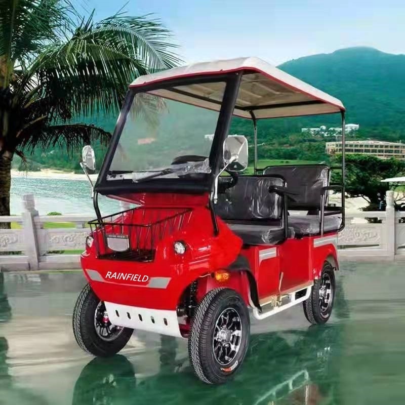 Cheap 4 Passenger Electric Golf Cart Mini Tour Bus Tourist Shuttle Sightseeing Car Golf Buggy