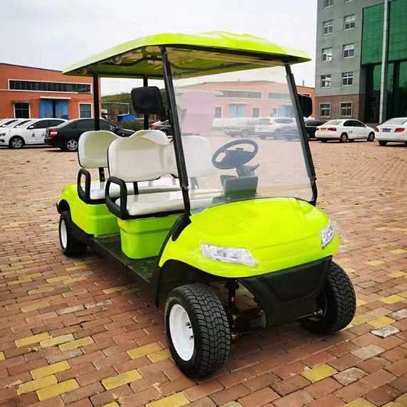 Fast shipping electric golf cart customized color  60V 72V 48V golf buggy beach go kart 4 seater for sale