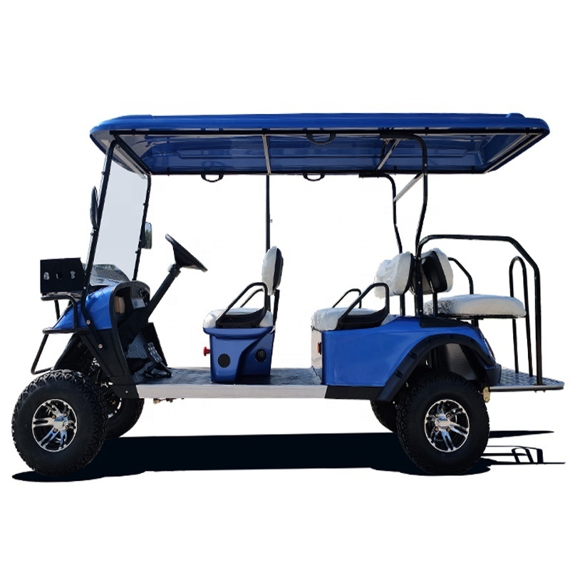 chinese 6 seater  zone Electric Golf Carts Hunting Golf Buggy low price for sale