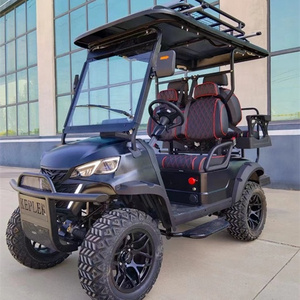 Hot sale factory prices  2+2 seater  ithium battery  Street legal golf cart Electric lifted Buggy Hunting Cart club car