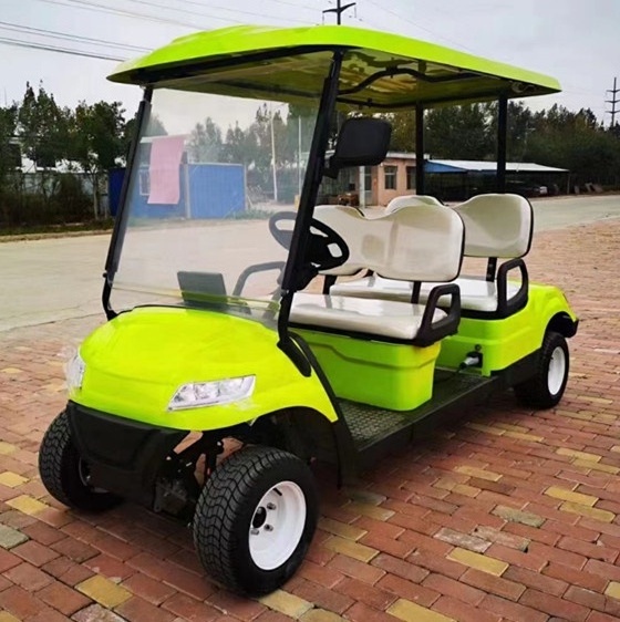 Fast shipping electric golf cart customized color  60V 72V 48V golf buggy beach go kart 4 seater for sale