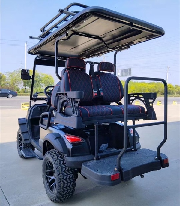 Hot sale factory prices  2+2 seater  ithium battery  Street legal golf cart Electric lifted Buggy Hunting Cart club car