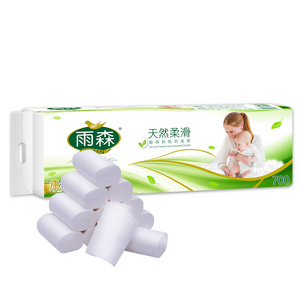 Toilet paper designs manufacturing plant 2 Ply baby soft white toilet tissue paper roll