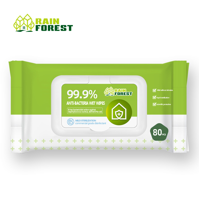 OEM factory hot sale wholesale individually wrapped gym natural antibacterial wipes