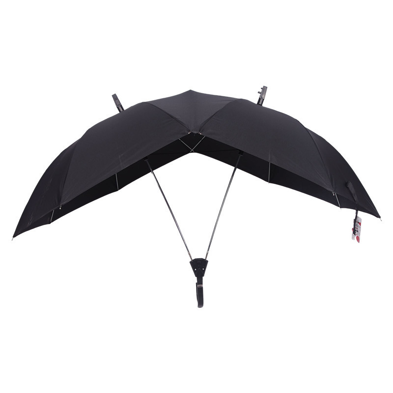 Creative Two Pole Couples Umbrella Waterproof And Windproof Two People Umbrella Large Size Umbrella For Couples