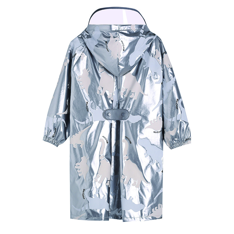 Kids Children Customized Printed Wet Color Changing Raincoat