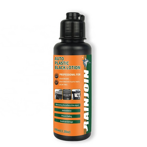 RAINJOIN 100ml High Quality Restoration Car Trim and Plastic Restorer Auto Plastic Black Lotion