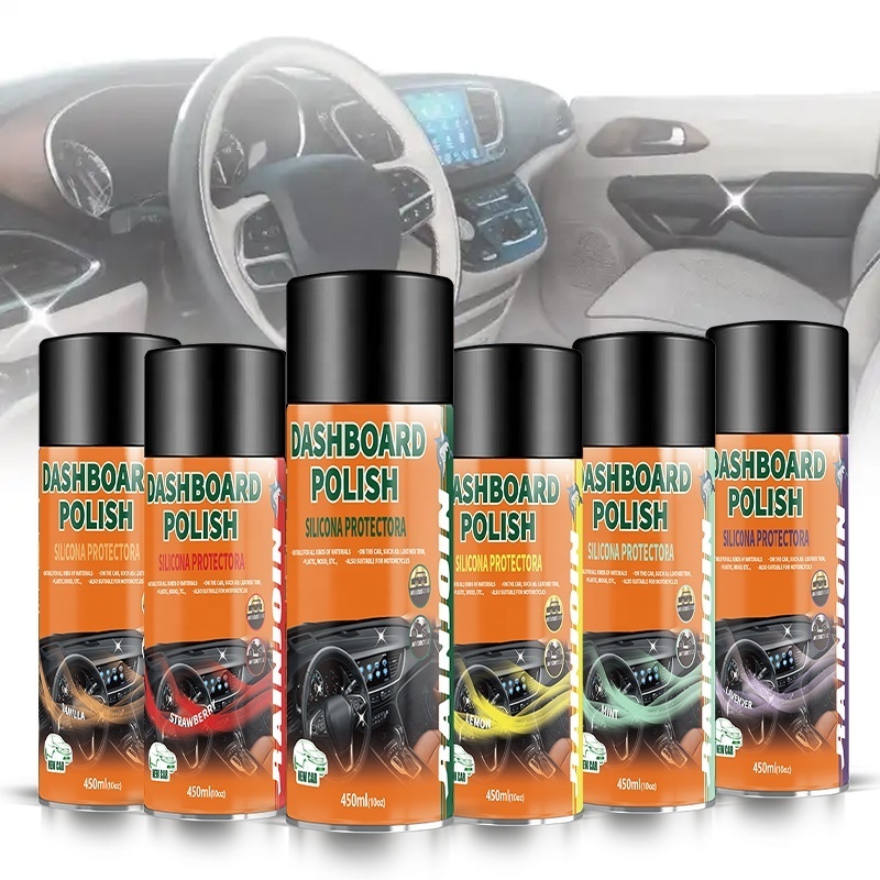 RAINJOIN 10oz Best Car Dashboard Polish Silicone wax Spray Car Dashboard Polish Aerosol Spray