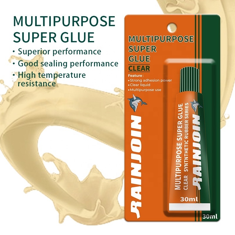 RAINJOIN CONTACT ADHESIVE MULTI-PURPOSE NEOPRENE, SUPER GLUE 30ml