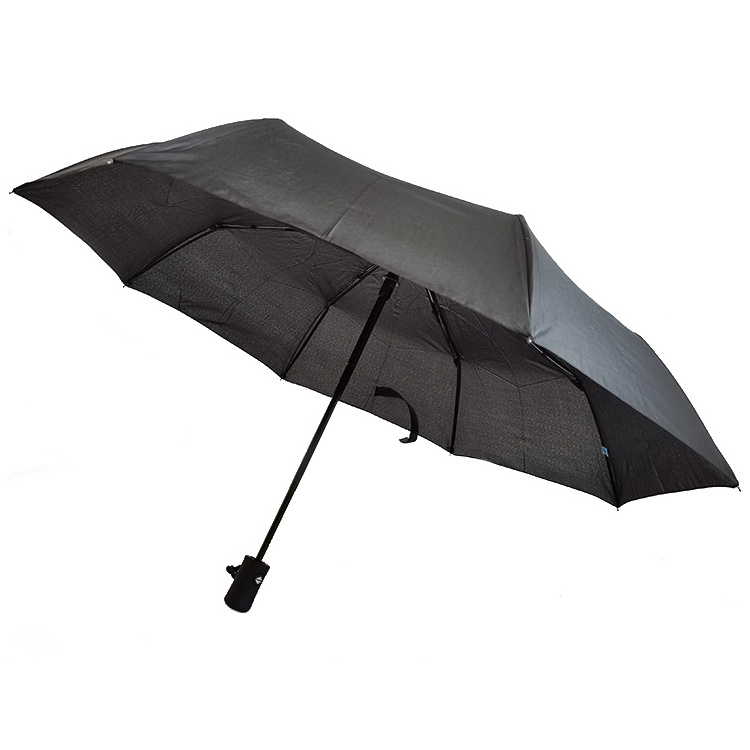 fiberglass ribs Automatic Open and close umbrella customer logo design OEM promotion umbrella for 3folding umbrella