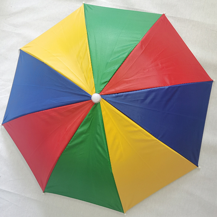 26-inch Diameter with silver UV cover head umbrella with some colors with logo printing promotion head umbrella