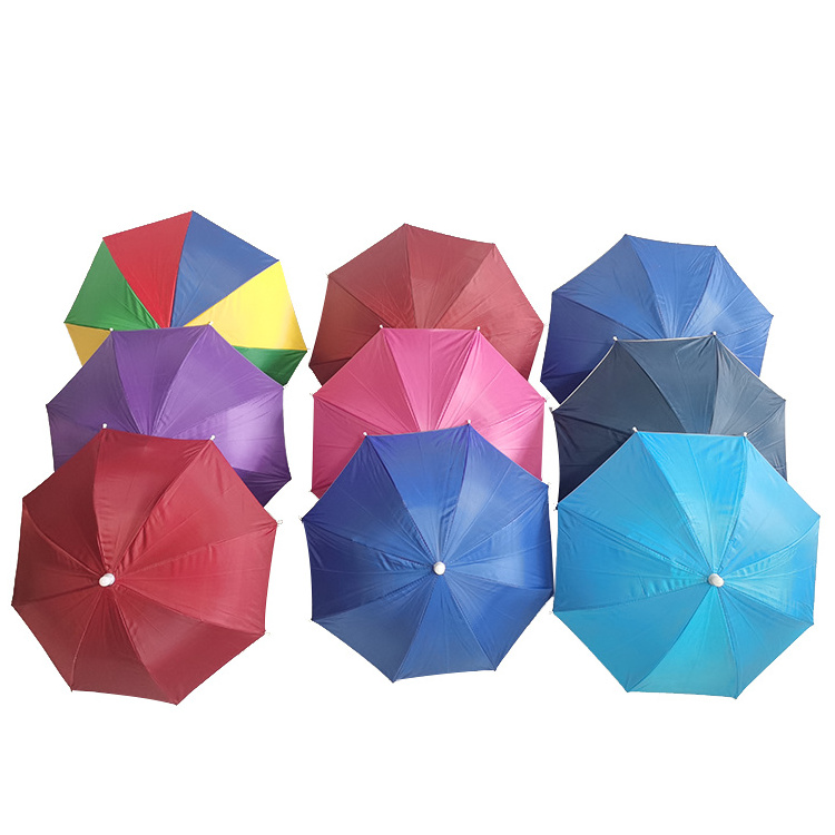 26-inch Diameter with silver UV cover head umbrella with some colors with logo printing promotion head umbrella