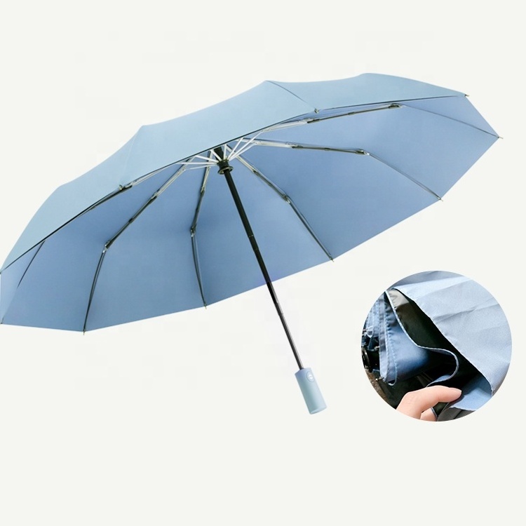 23 inches 10 ribs Promotion umbrella Double Layer Fully Automatic 3 Folding Umbrellas