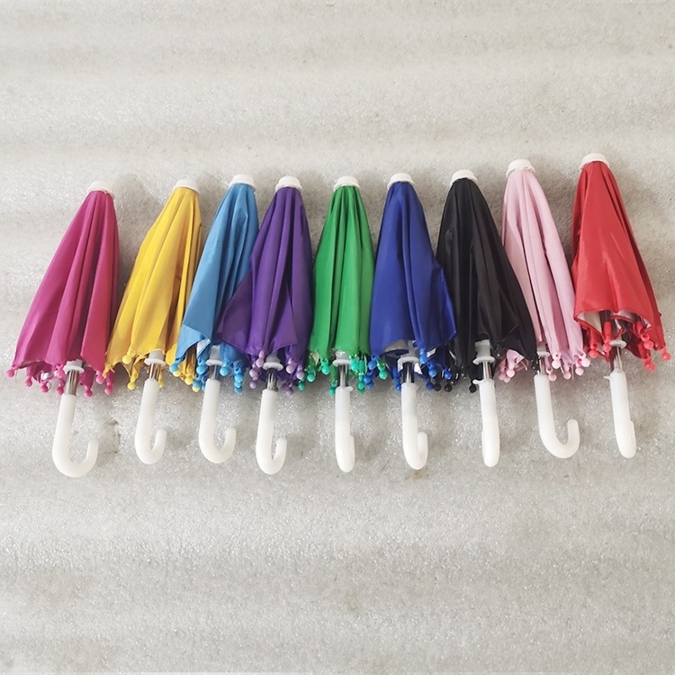 Portable Plastic Handle Promotional Custom Logo Mobile Phone Mini Umbrella Motorcycle Mini Umbrella