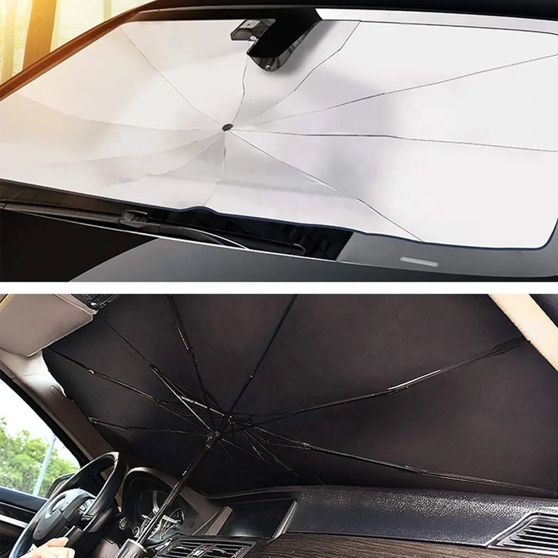 Car Sun Shade umbrella wholesale Parasol sun customized logo Shadow Personalized Supplier Umbrella for Car