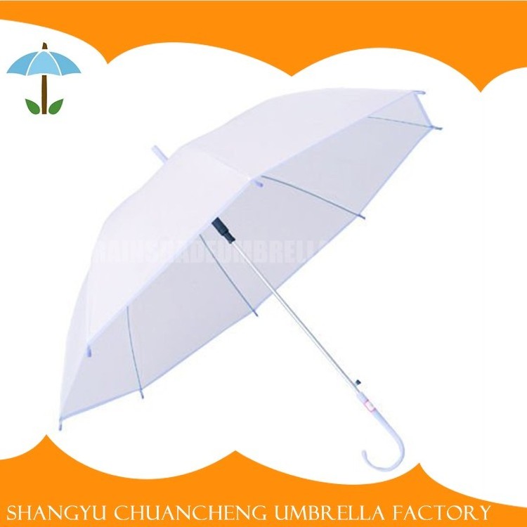 Fashionable Style Sublimation clear Blank Transparent Umbrella