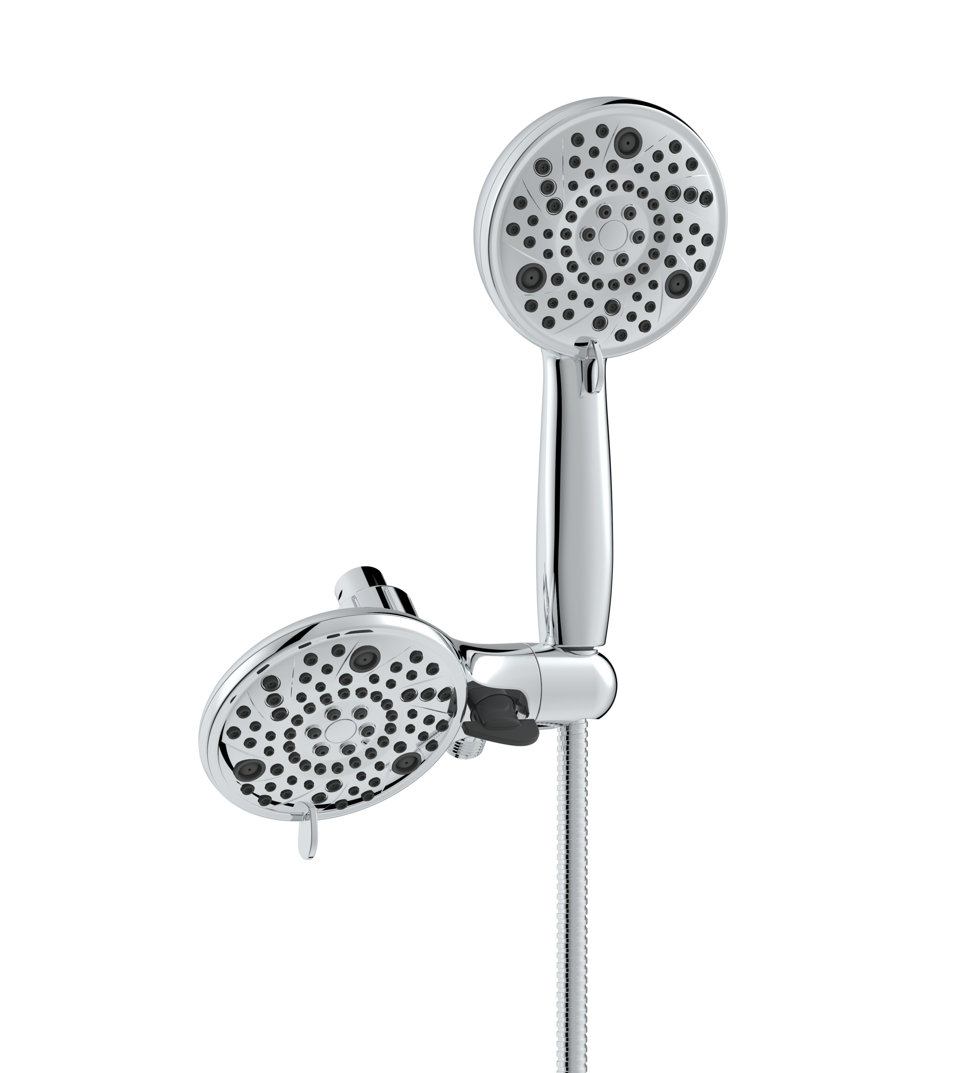 Rainshower water saving Shower System Handheld Showerhead Rain Shower Combo Set high pressure dual 2 in 1 shower faucet Valve