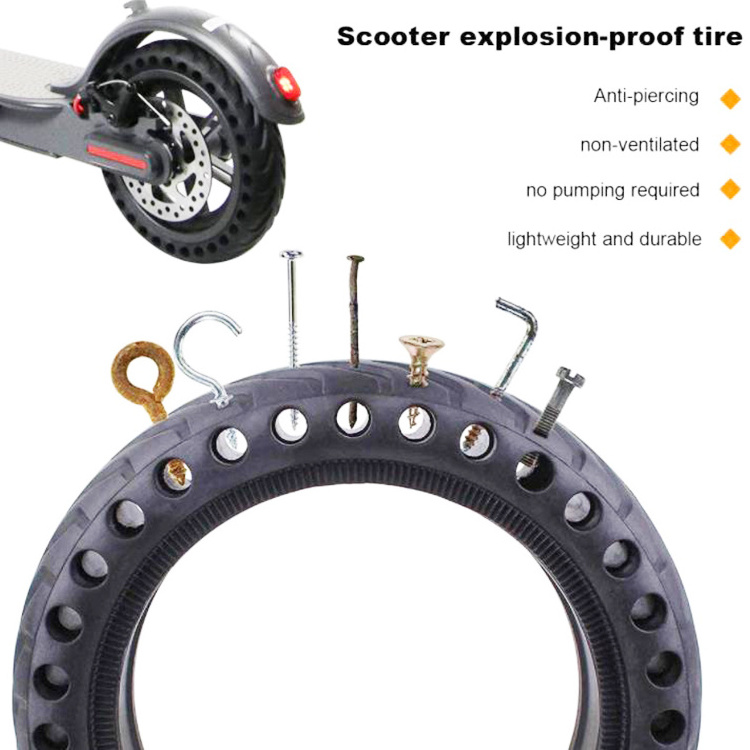 Explosion-proof 8.5 Inch Tyre 8.5x2 honeycomb solid tire for Xiaomi Electric Scooter M365