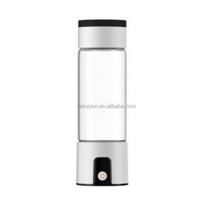 PEM /SPE Hydrogen rich water bottle 380ml 1800mah battery with hydrogen breathing option hydrogen Rich water generator KAMAMUTA