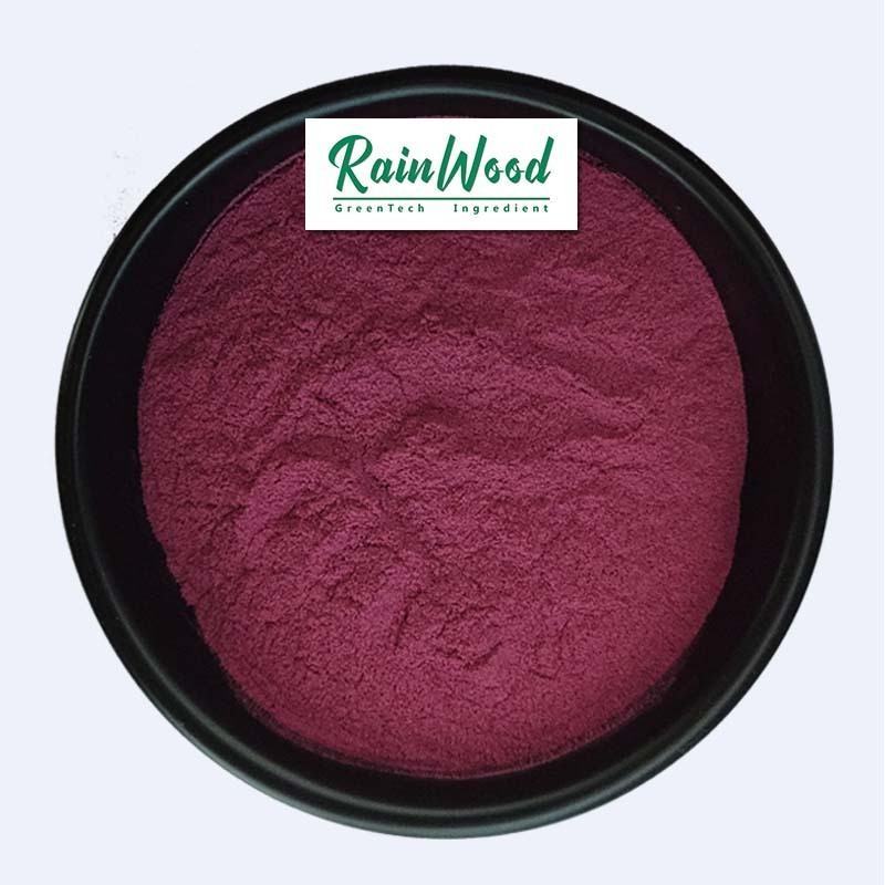 100% pure natural raspberry fruit extract powder with anthocyanin 5%