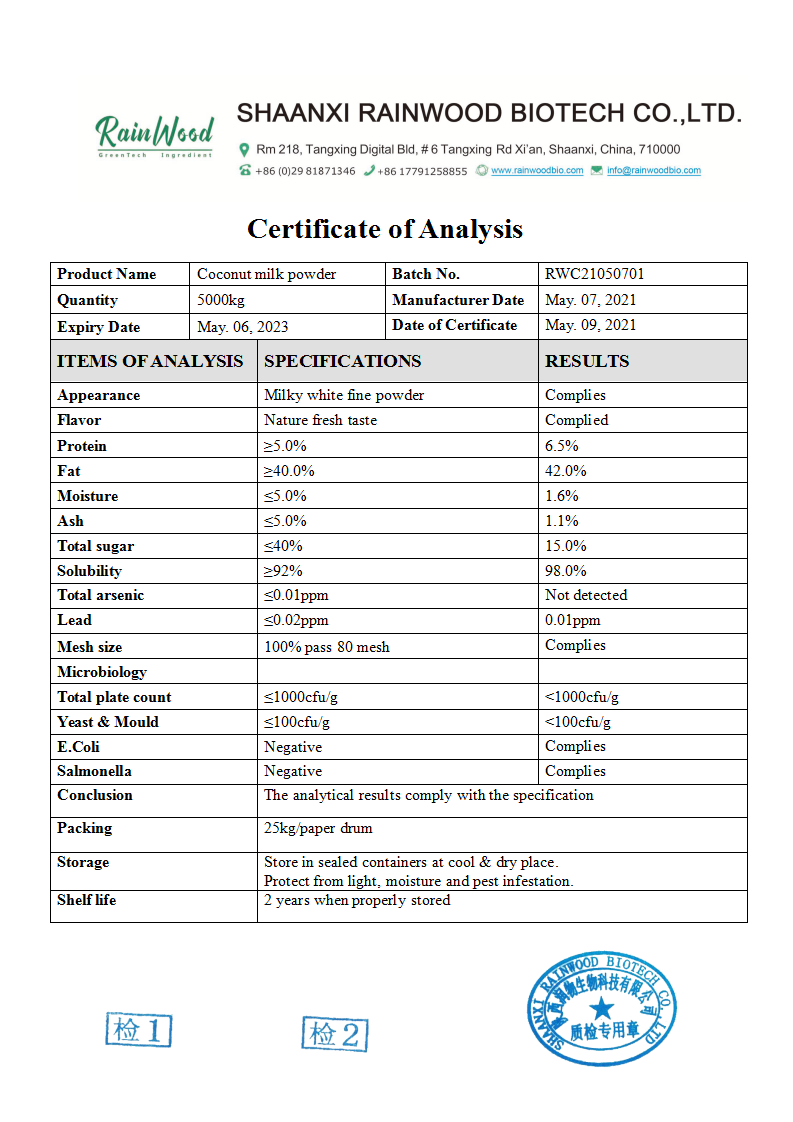 Wholesale coconut water powder for sale coconut milk powder coconut powder