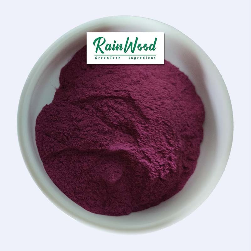 100% pure natural raspberry fruit extract powder with anthocyanin 5%