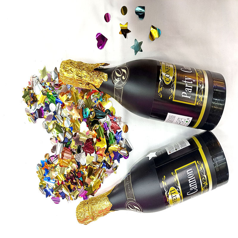 2023  Hotsell  30cm Champagne Bottle  Confetti Cannon Wedding Birthday Party Popper  Confetti Cannon