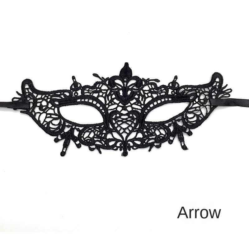 Best selling party black lace mask dance Halloween props Halloween masquerade mask