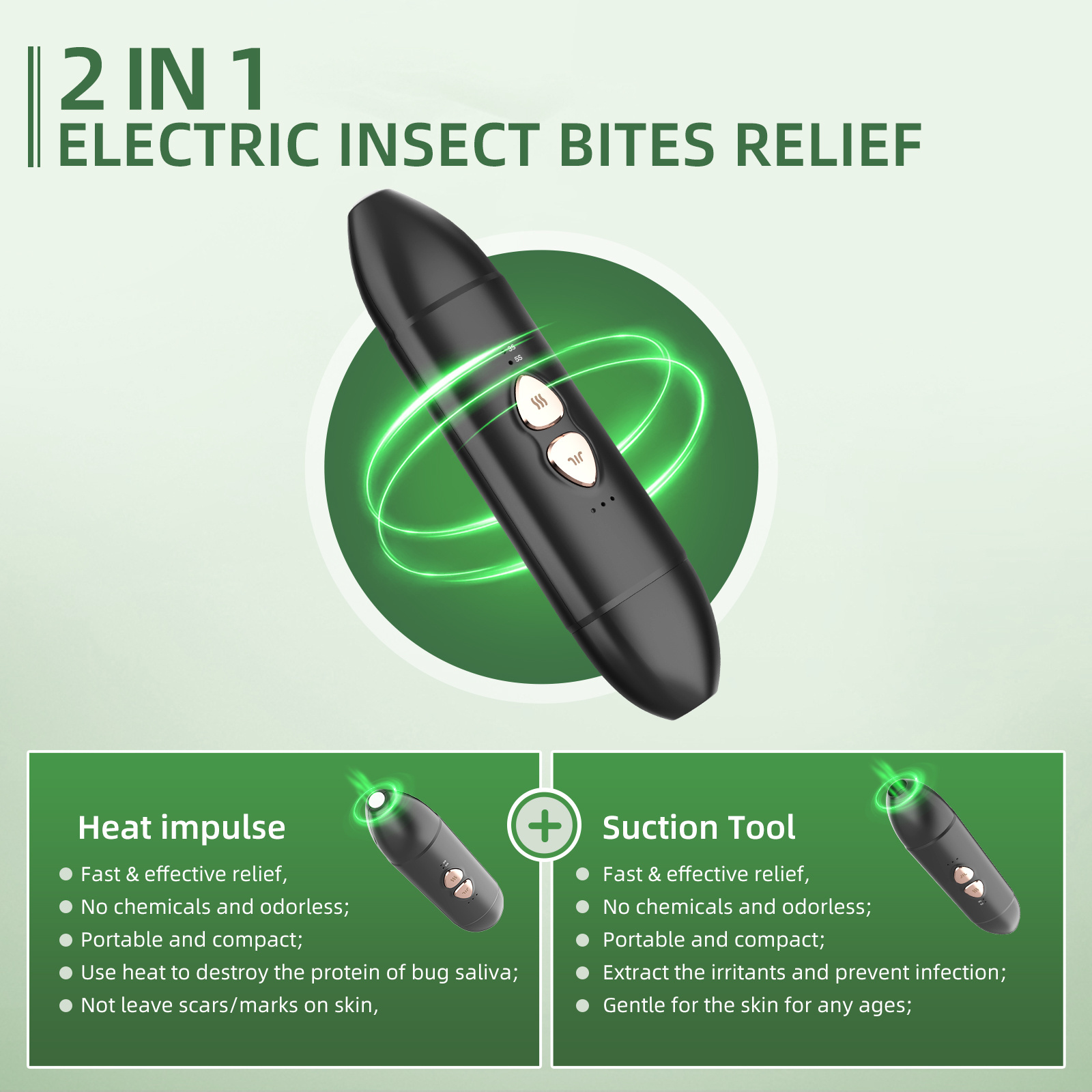 2 in 1  Electronic Insects Catcher Suction  Handheld Bug Fly Vacuum Cleaner Household Insects Fly Catcher Pest Trap Control