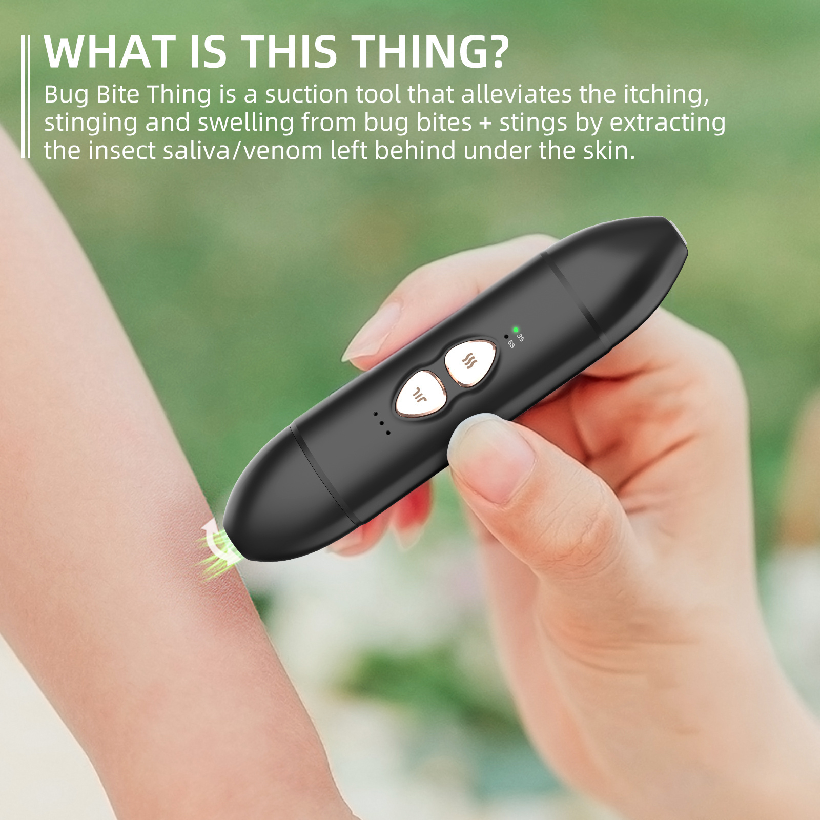 New 2 in 1 Itching Treatments Mosquito Insect Bug After Bte Stitch Healer Relie Insect Bite Relief Electronic Insect Bite Healer