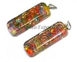 Wholesale Orgonite Energy pendant orgone pipe pendent crystal 7 chakra orgone pendant gemstone Orgone pendent