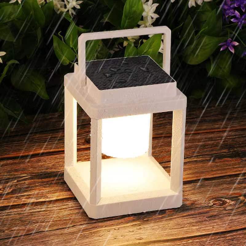 Portable LED solar charging Lantern Lamp Waterproof Outdoor Camping Night Lamp