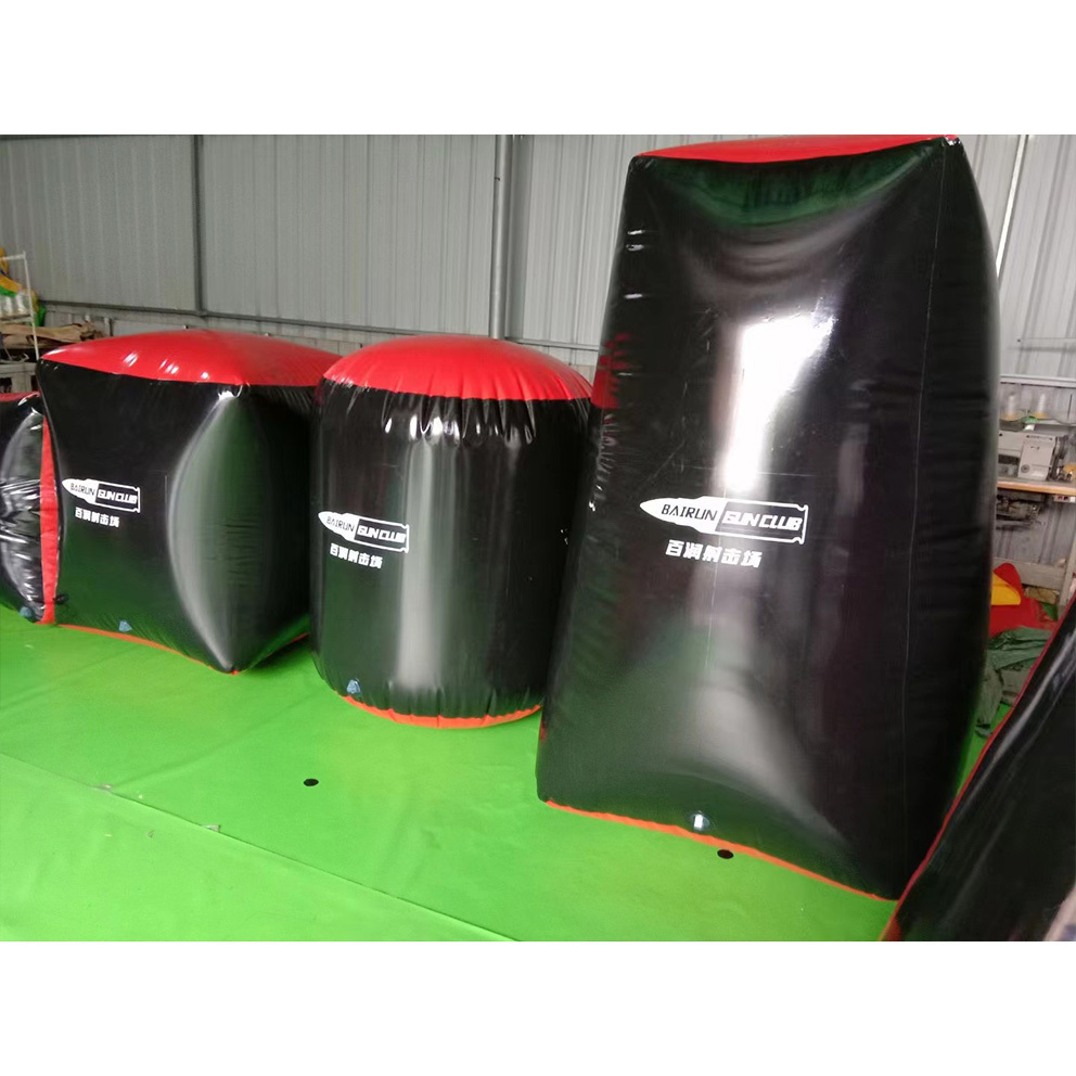 Wholesale custom Inflatable Paintball, pvc inflatable Paintball Barrier, inflatable paintball bunker wall.