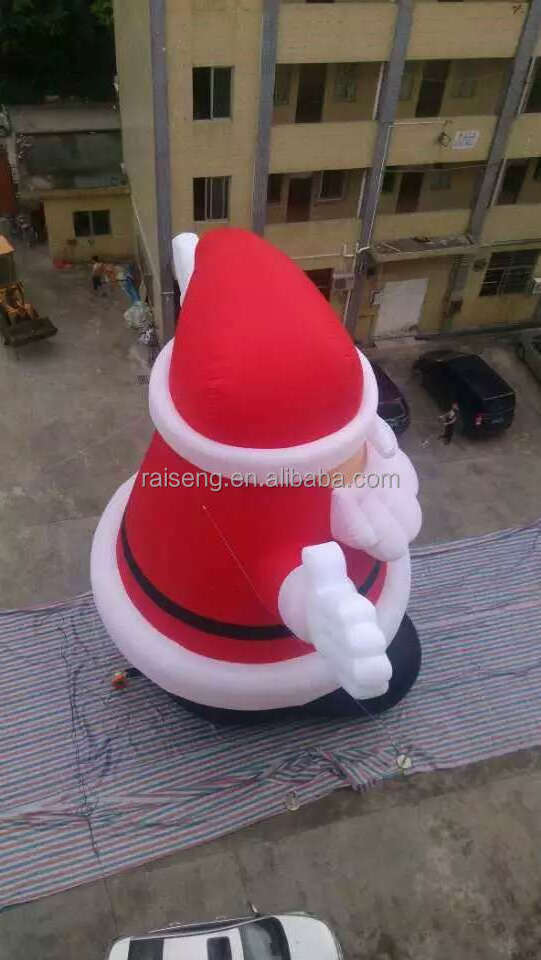 Christmas gifts Hot selling inflatable cartoon 6 meters high inflatable advertising model Oxford cloth inflatable Santa Claus