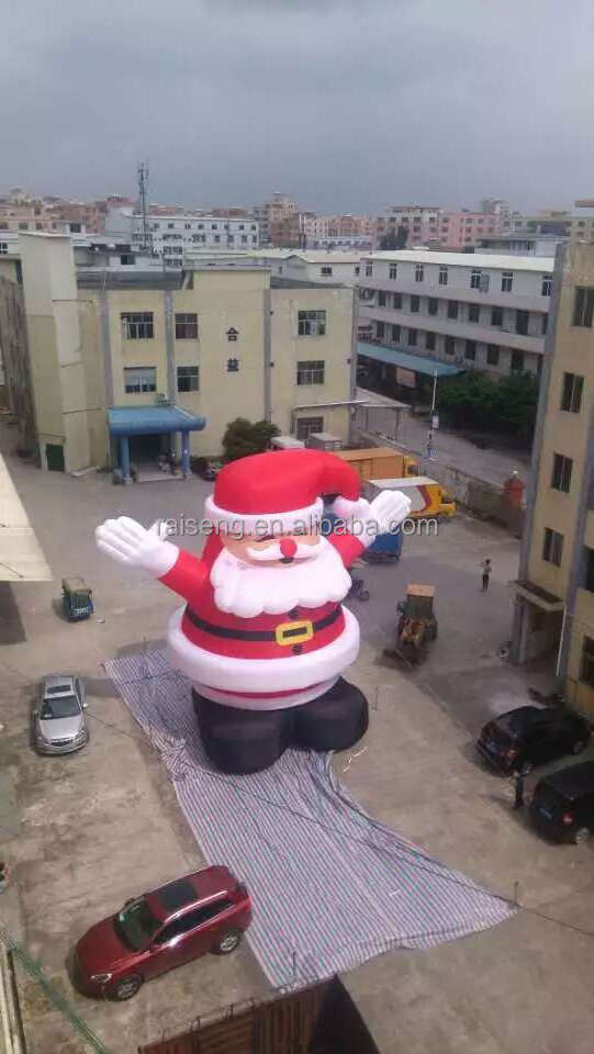 Christmas gifts Hot selling inflatable cartoon 6 meters high inflatable advertising model Oxford cloth inflatable Santa Claus